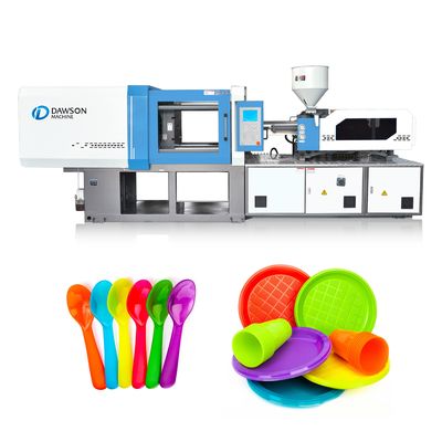 شراء PE PP زجاجة ملعقة حقن صب آلة البلاستيك رقيقة الجدار الحاويات 300 لتر 70 KN online manufacture