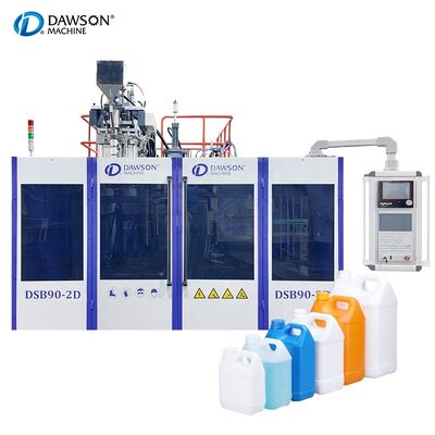 شراء 30KW 270KN قوة التشبيك HDPE جيري يمكن أن تنفخ آلة التشكيل مع 130Kg / h الخروج online manufacture