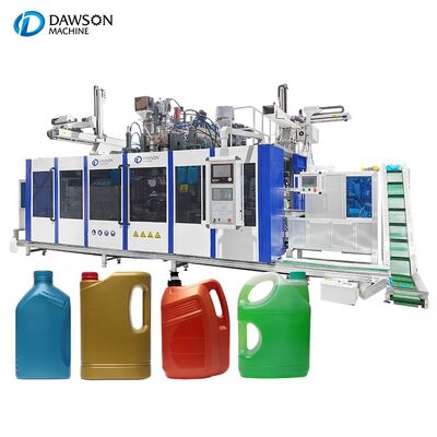 شراء المهنية الرأس المزدوج 5L HDPE جيري يمكن أن آلة 5L HDPE جيري يمكن أن آلة إنتاج مع محور ثلاثي online manufacture
