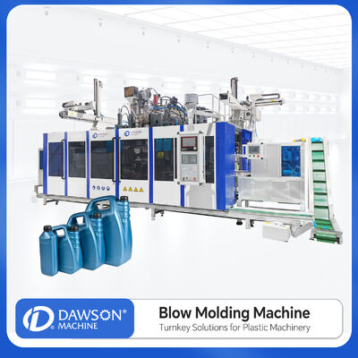 شراء آلة نفخ القوالب ذات الرأس المزدوج DSB90II ذات المحطة المزدوجة لعلب جيري HDPE سعة 5 لتر online manufacture