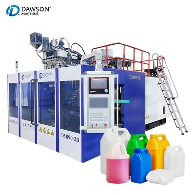 شراء آلة البثق بالنفخ الأوتوماتيكية لعلب البنزين HDPE بسعة 5 لتر و 10 لتر و 20 لتر و 30 لتر بإنتاجية عالية online manufacture