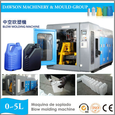 شراء 3.8x2.3x2.5m 1L PETG Jerry Can Plastic Bottle Blow Molding Machine 4.8T online manufacture