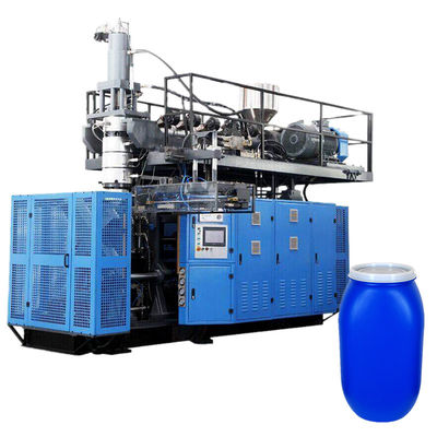 شراء 60L 120L 220L Open Top Barrel Drum Blow Molding Making Machine 55 Gallon Plastic Accumulator Type Die Head Blow Molding online manufacture