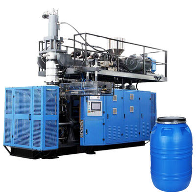 شراء 120l 220l Open Top Barrel Drum Blow Molding Making Machine 55 Gallon Plastic Accumulator Type Blow Molding Machine online manufacture