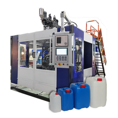 شراء 10L إلى 30L HDPE Jerrycan Oil Bottle تكويم برميل بثق ضربة صب الآلة online manufacture