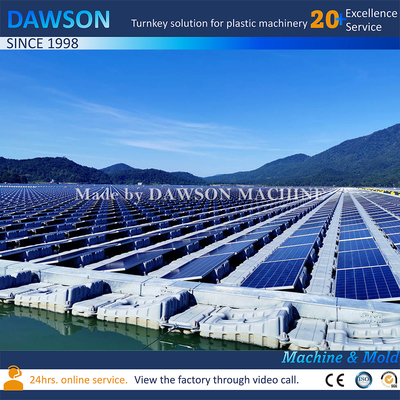 آلة تصنيع منصات البونتون العائمة البلاستيكية الآلية آلة صناعة الصب النفخة HDPE