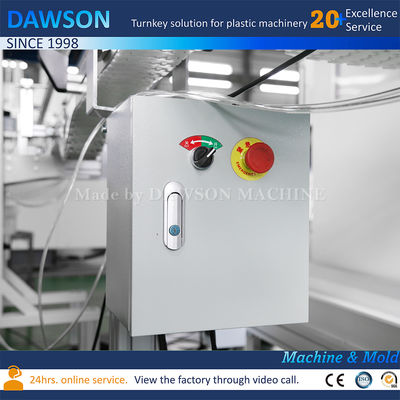 آلات النفخ بالبثق لتشكيل زجاجات المنظفات الكيميائية اليومية ذات الرأسين والمحطة المزدوجة الأوتوماتيكية