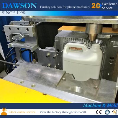 آلة نفخ البلاستيك HDPE PP لمعالجة قوالب النفخ لإنتاج عبوات زيت المحركات سعة 5 لتر وعبوات المواد الكيميائية