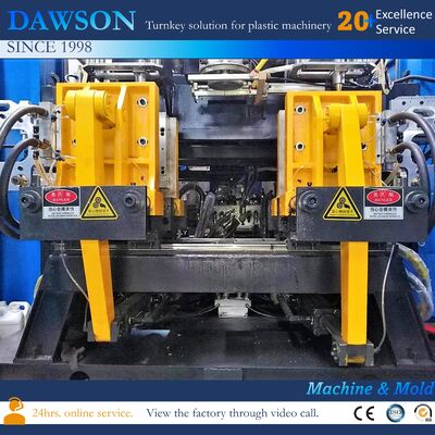 آلة نفخ البلاستيك HDPE PP لمعالجة قوالب النفخ لإنتاج عبوات زيت المحركات سعة 5 لتر وعبوات المواد الكيميائية