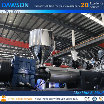 85 ملم قطر المسمار 110 كيلو نيوتن قوة التثبيت آلة نفخ القوالب بالبثق لصنع زجاجات منظفات الغسيل البلاستيكية HDPE