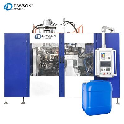 إنتاج 130 كجم في الساعة آلة تنفيس الجيركان البلاستيكية محطة واحدة رأس غليان واحد مع لوحة تشغيل الصينية الإنجليزية