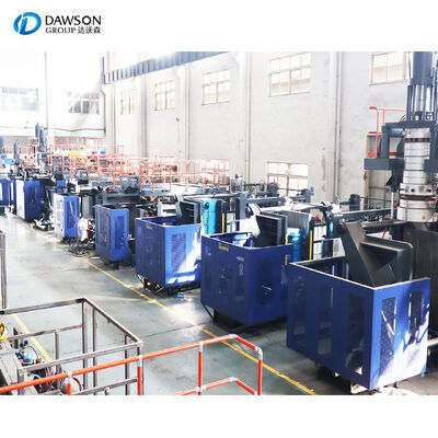Hydraulic servo motor extrusion blow molding machine producing 20 liters HDPE plastic jerrycan oil bottle single station