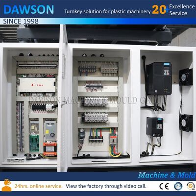 Bottle Double Station Hdpe Extrusion Blow Molding Machine Screw L D Ratio 24 Designed for 1.5L Milk Bottle Manufacturing