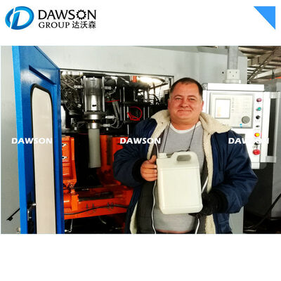 مواصفات آلة النفخ الأوتوماتيكية الكاملة لتشكيل الزجاجات من البولي إيثيلين عالي الكثافة سعة 1 لتر و 2 لتر و 5 لتر والجالونات ذات المحطة الواحدة 4.2 2.0 2.7