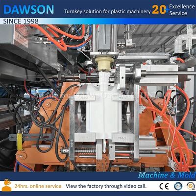 رأس القالب رقم 1 2 3 4 بلاستيك 5 لتر 10 لتر حاوية سائلة زجاجة مبيدات الآفات آلة صنع القوالب بالنفخ حجم لوحة القالب 490