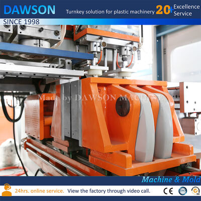 الكهرباء الكاملة 5L Hdpe غسيل الغسيل المطهر زجاجات تنفخ آلة صناعة ثلاثية الموت الرأس طحن صناعة تنفخ