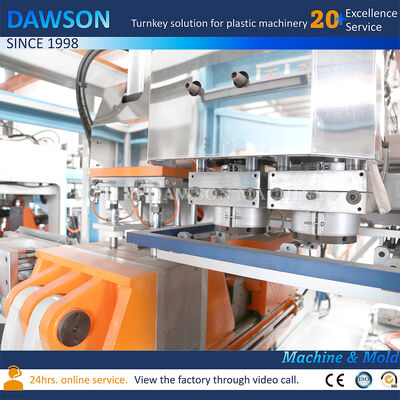 الكهربائية بالكامل محطة مزدوجة HDPE 3L 5L جريكان طلاء صناعة الطحن