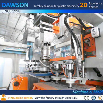 الكهرباء الكاملة 5L Hdpe غسيل الغسيل المطهر زجاجات تنفخ آلة صناعة ثلاثية الموت الرأس طحن صناعة تنفخ